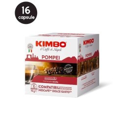 16 Capsule Kimbo Pompei - Compatibile Dolce Gusto