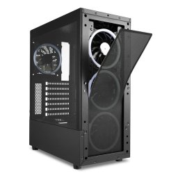 Carcasa Sharkoon TK5M RGB, tower housing, black, tempered glass - window