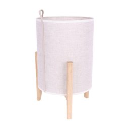 Spot-Light 72719174 - Lampă de masă CASIOPEA, 1xE27/40W/230V, finisaj stejar