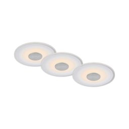 SET 3x corp de iluminat LED încastrat pentru baie LED/6W/230V IP44 crom Briloner