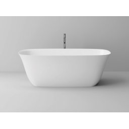 Cada freestanding fara preaplin Cast Marble Creta 170x73cm alba