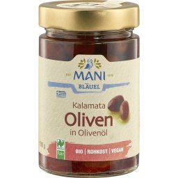 Masline Kalamata in ulei de masline bio 280g