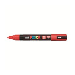 Marker universal UNI PC-5M Posca, 1.8-2.5 mm, rosu