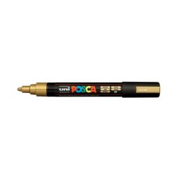 Marker universal UNI PC-5M Posca, 1.8-2.5 mm, auriu