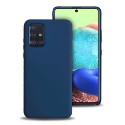 Husa Telefon Silicon Samsung A71 a715 Matte Dark Blue
