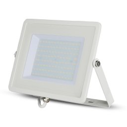 Proiector LED 100W, Corp Alb, Lumina Rece 6400K cu Cip Samsung