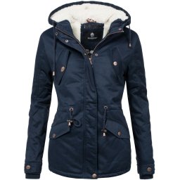 MARIKOO Parka de iarnă 'Manolya' bleumarin