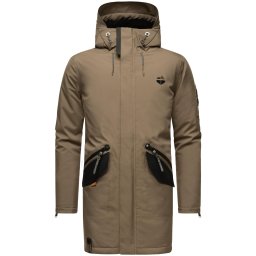 STONE HARBOUR Parka de iarnă 'Ragaan' maro / negru
