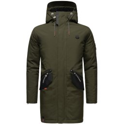 STONE HARBOUR Parka de iarnă 'Ragaan' oliv / negru