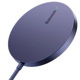 Incarcator wireless cu inductie pentru iPhone MagSafe Simple Mini3, 15 W, Mov