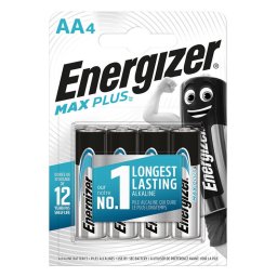 Baterii Max Plus AA, LR6, 1.5V, 4 buc/set, Energizer