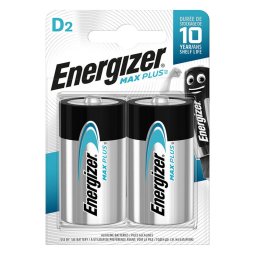 Baterii Max Plus D, LR20, 1.5V, 2 buc/set, Energizer