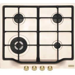 Plita incorporabila Franke Country FCH 604 3G TC PW C Panna, 4 arzatoare gaz, Gratare fonta, Arzator tripla coroana, Aprindere electrica, 59 cm, Panna 106.0696.854
