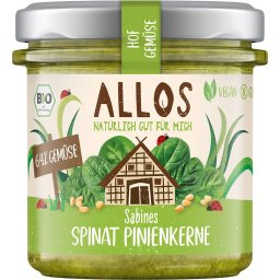 Crema tartinabila cu spanac si samburi de pin, fara gluten bio 135g