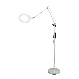 Lampă circulară cu trepied, Led A2-66, 66W, selfie, argintie