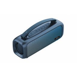 Boxa portabila Akai ABTS-08-BL, 8 W, Lumini RGB, FM Radio, Bluetooth, Albastru