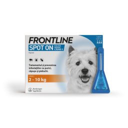 1x Pipeta deparazitare externa FRONTLINE Spot On S caine 2-10kg