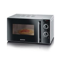 Cuptor cu microunde MW 7771 700 W20l, Grill, Negru-Argintiu