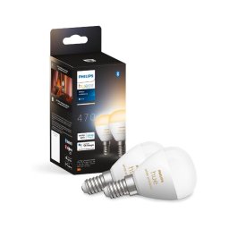 SET 2x bec LED dimabil Philips Hue WHITE AMBIANCE P45 E14/5,1W/230V