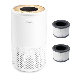 Purificator de aer LEVOIT Vista 200, 3 etape de filtrare, Set filtre rezerva, Super Silent, Filtrare 99.97%, Touch Screen, Timer