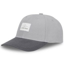 Johnny Urban Șapcă 'Dean Curved' gri / gri metalic / alb
