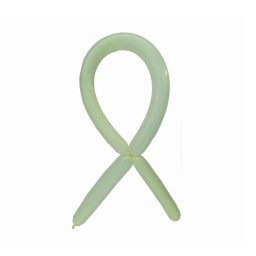 Set 15 baloane latex modelaj galben macaron 125 cm
