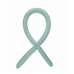 Set 15 baloane latex modelaj albastru macaron 125 cm