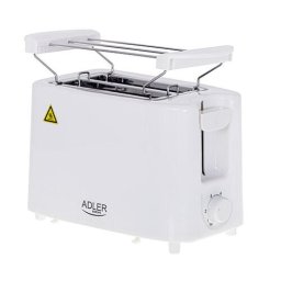 Prajitor de paine Adler AD 3223 Toaster 2 slices, White