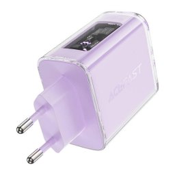 Incarcator de retea A45, 2x USB-C, 1xUSB-A, 65W PD violet