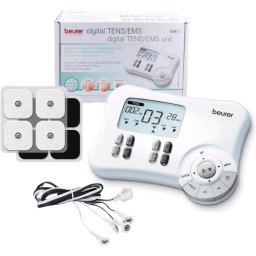 Aparat electrostimulare musculara TENS EMS - Beurer EM80, 8 electrozi