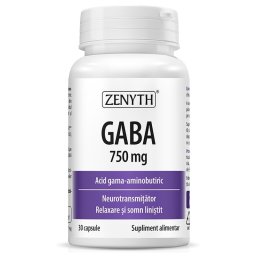 Gaba 750mg, 30 capsule, Zenyth Pharmaceuticals