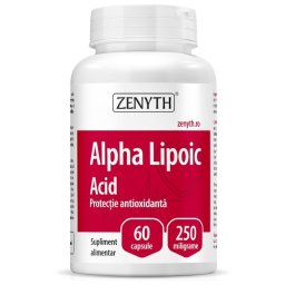 Alpha Lipoic Acid 250mg 60cps Zenyth Pharmaceuticals