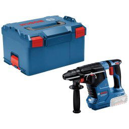 Bosch Cordless Hammer Drill GBH 18V-24 C Professional solo, 18V (blue/black, without battery and charger, with Bluetooth, in L-BOXX)