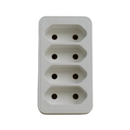 Adaptor triplu multipriza cu 4 posturi plat YW-7377
