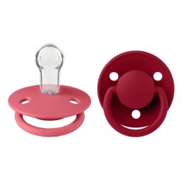 BIBS - Set 2 suzete De Lux Silicon, tetina rotunda, marime universala