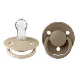 BIBS - Set 2 suzete De Lux Silicon, tetina rotunda, marime universala