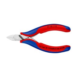 Cleste sfic KNIPEX pentru electronica si mecanica fina, cap ascutit fara fateta, maner multicomponent, 115 mm, fabricat in Germania 77 42 115
