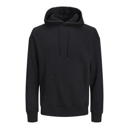 Jack & Jones Plus Bluză de molton 'JJEBRADLEY' negru