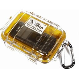 Cutie de protectie submersibila Peli MicroCase 1010 (Culoare: Transparent/interior galben)