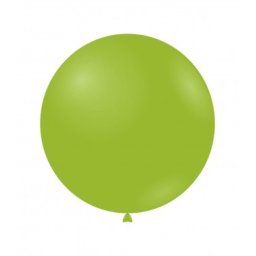 Balon latex jumbo verde maslin green olive 83 cm