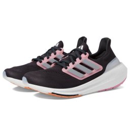 adidas Kids Ultraboost 23 (Big Kid) CarbonMatte SilverBeam Pink