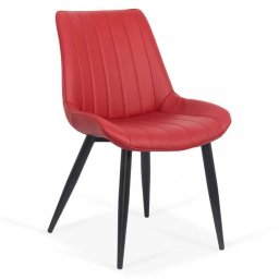 Scaun dining piele sintetică BUC 203 rosu