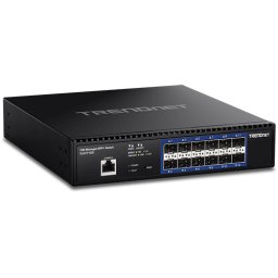 Switch 12 porturi SFP+ 1 10G, 1 x consola RJ45, management, 1U - TRENDnet TL2-F7120