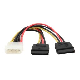 Cablu de conectare , Lanberg , MOLEX(mama)-SATA(tata) , 0.15 m