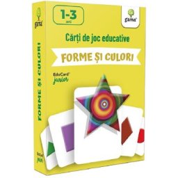 Forme si culori. Carti de joc educative