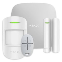 Kit alarma StarterKit, wireless, LAN si 2G, alb, Ajax