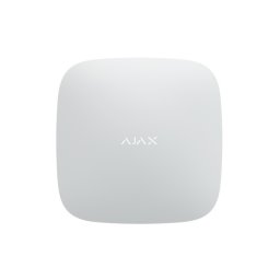 Centrala alarma wireless AJAX Hub2 Plus 4G, alb, 2x SIM, 4G/3G/2G, Ethernet, Wi-Fi