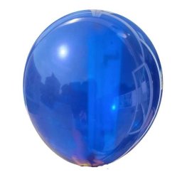 Set 100 baloane latex albastru inchis midnight blue clear 13 cm