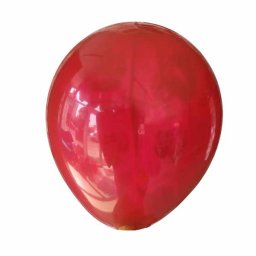 Set 100 baloane latex cranberry merisor clear 13 cm