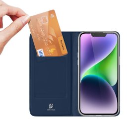 Husa Dux Ducis Skin Pro Wallet Case for iPhone 15 Plus - Blue